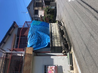 奈良県葛城市にて外塀の取替工事