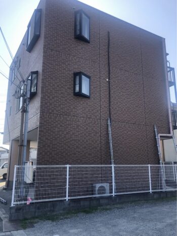 大阪府羽曳野市　ハイツの外壁塗装、屋上の防水塗装